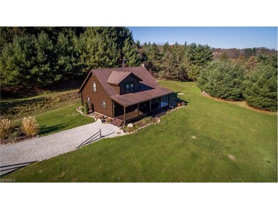 PRIVATE / SECLUDED  LOG HOME ON 9.7 ACRES