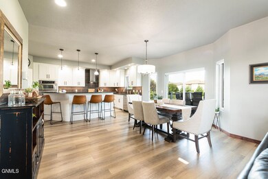Open concept living areas