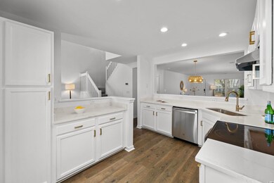 Plenty of cabinet storage space.