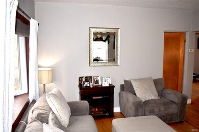 Bay window lets in tons of natural light!