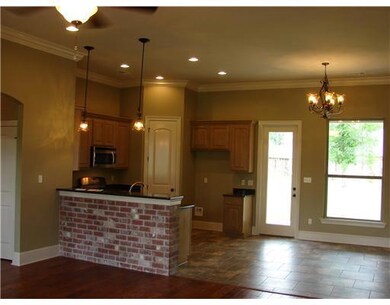 Kitchen. Beautiful bricked breakfast bar with desi