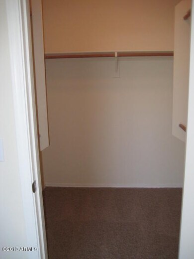 Master bedroom walk in closet