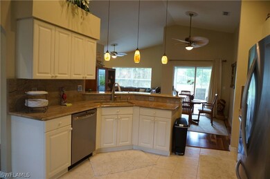 Very open floorplan with a large screened lanai, m
