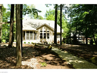 THE BACK OF THIS HOME IS AS HANDSOME AS THE FRONT.