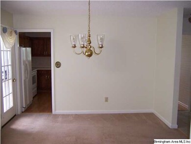 Dining Room with door to patio