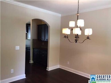 Spacious formal dining room with 5