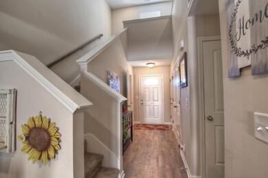 Extra storage closets to the right by garage. 