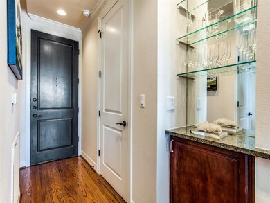 Entryway- black door is front door- white door is 