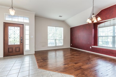 Formal living & dining areas