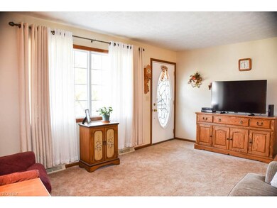 Living room with a picture window.