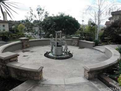 Courtyard at front of house