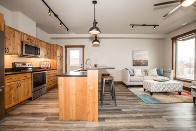Kitchen/Living Room from side