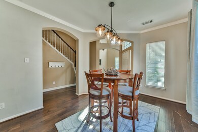 Formal dining space.