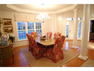 ASHMONT Model Home Foyer & Dining Rm example; home