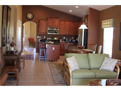 Den/Family/Great Room. Family Room open to the kit