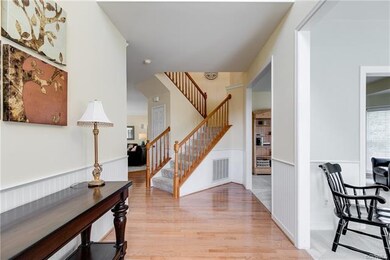 Spacious front entry way.