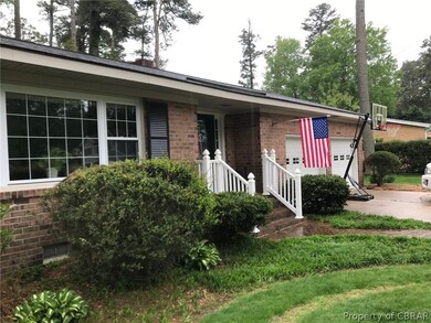 Front porch showing attached 2 car garage