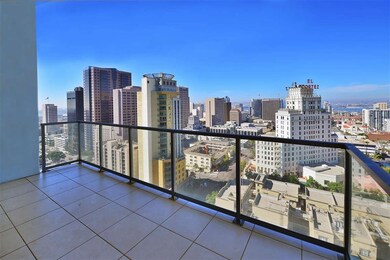 There is direct access to the balcony from the liv