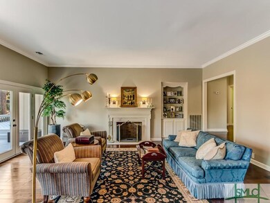 Living room with gas fireplace
