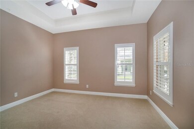 Master Bedroom with trey ceiling