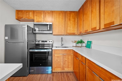Renovated kitchen includes brand new stainless ste