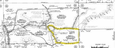 Map showing property parcels