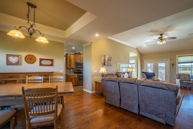 Wood floors throughout the house.