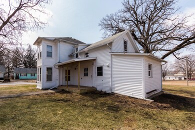 East side of the house