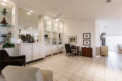 Flexible Great room has built ins for storage and 