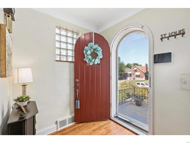 Original arched front door!