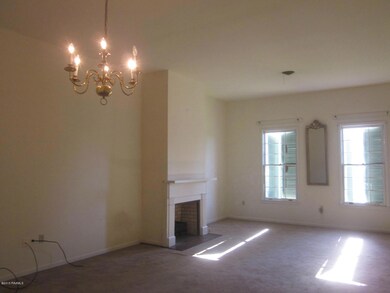 Large living and dining area
