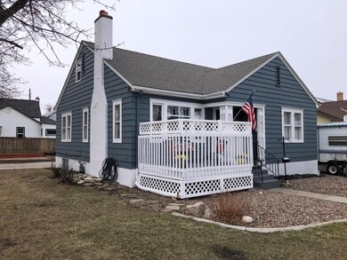 East side of house