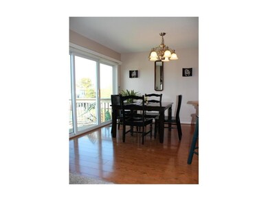 Dining area with natural light and beautiful, dura