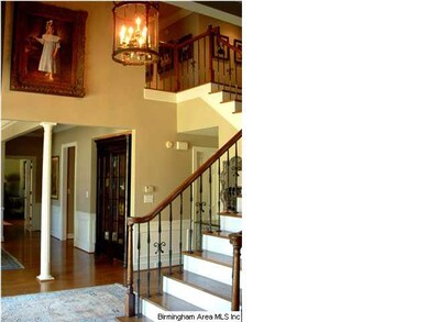 The two story entry welcomes you home.