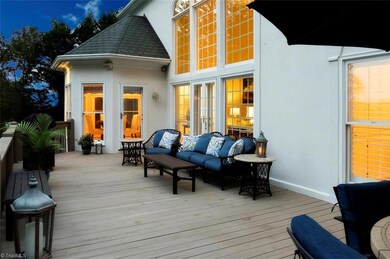 Back Deck overlooking golf course