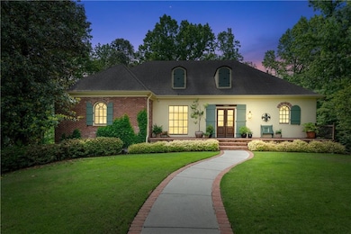 French country style house featuring french doors,