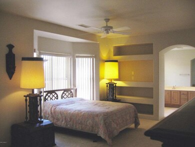 Master Suite, with bay window