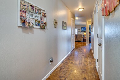 Wide entry hall