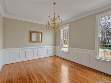 Dining room off foyer