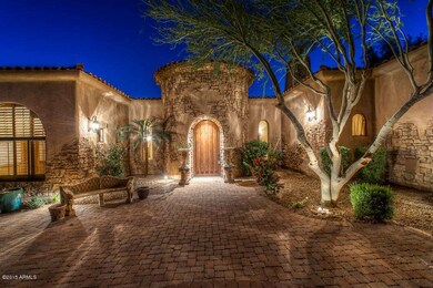 Dramatic Courtyard Entry