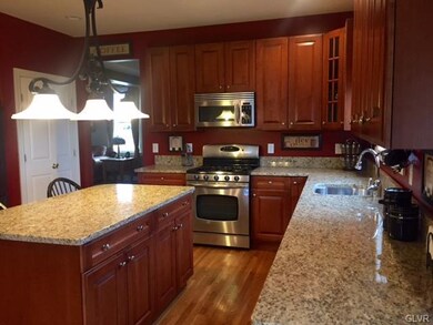 Granite countertops with gas cooking and stainless