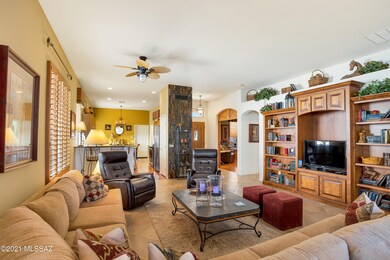 Open view to kitchen area