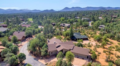 Aerial view of home