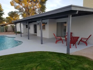 Large patio