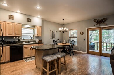 Open kitchen/dining area
