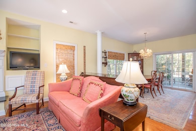 living room into dining