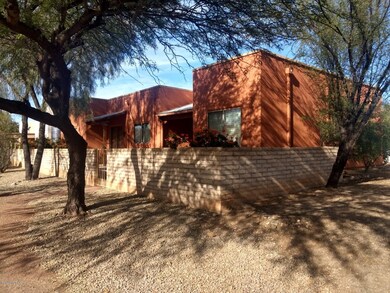 Rear of home