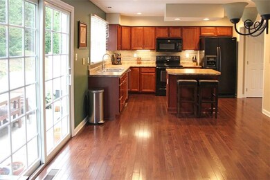 Kitchen/dining exits to private patio