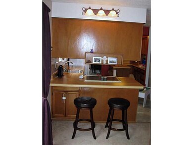 Kitchen. Breakfast bar off the kitchen!