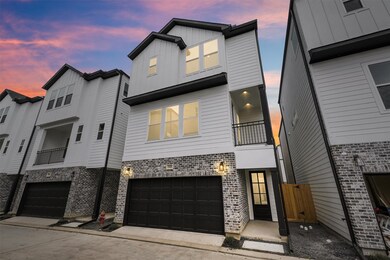 Modern 3 level home with a sleek design, featuring